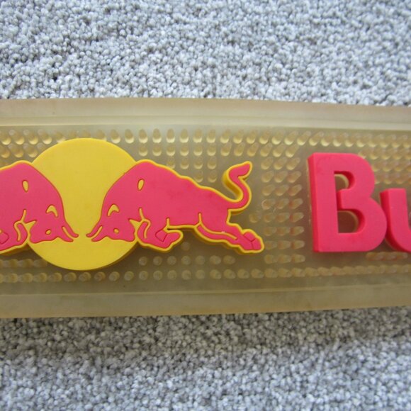 Red Bull Rubber Bar Drink Spill Mat 23.25" Long x 3.5" Wide - Used - Picture 4 of 9